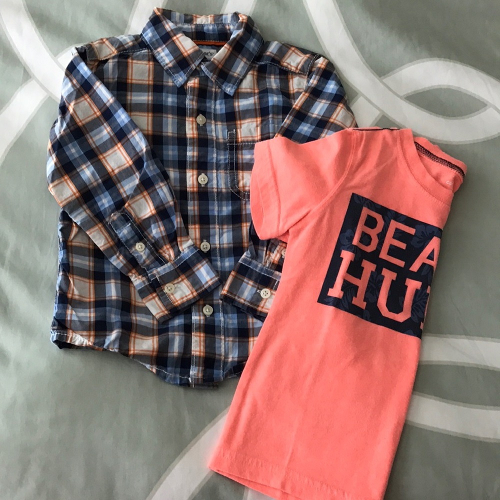 Carter's button down and shirt